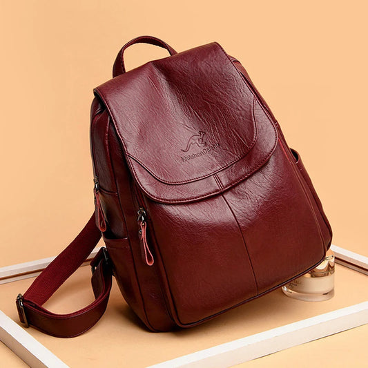 Zanoria Soft Leather Backpack