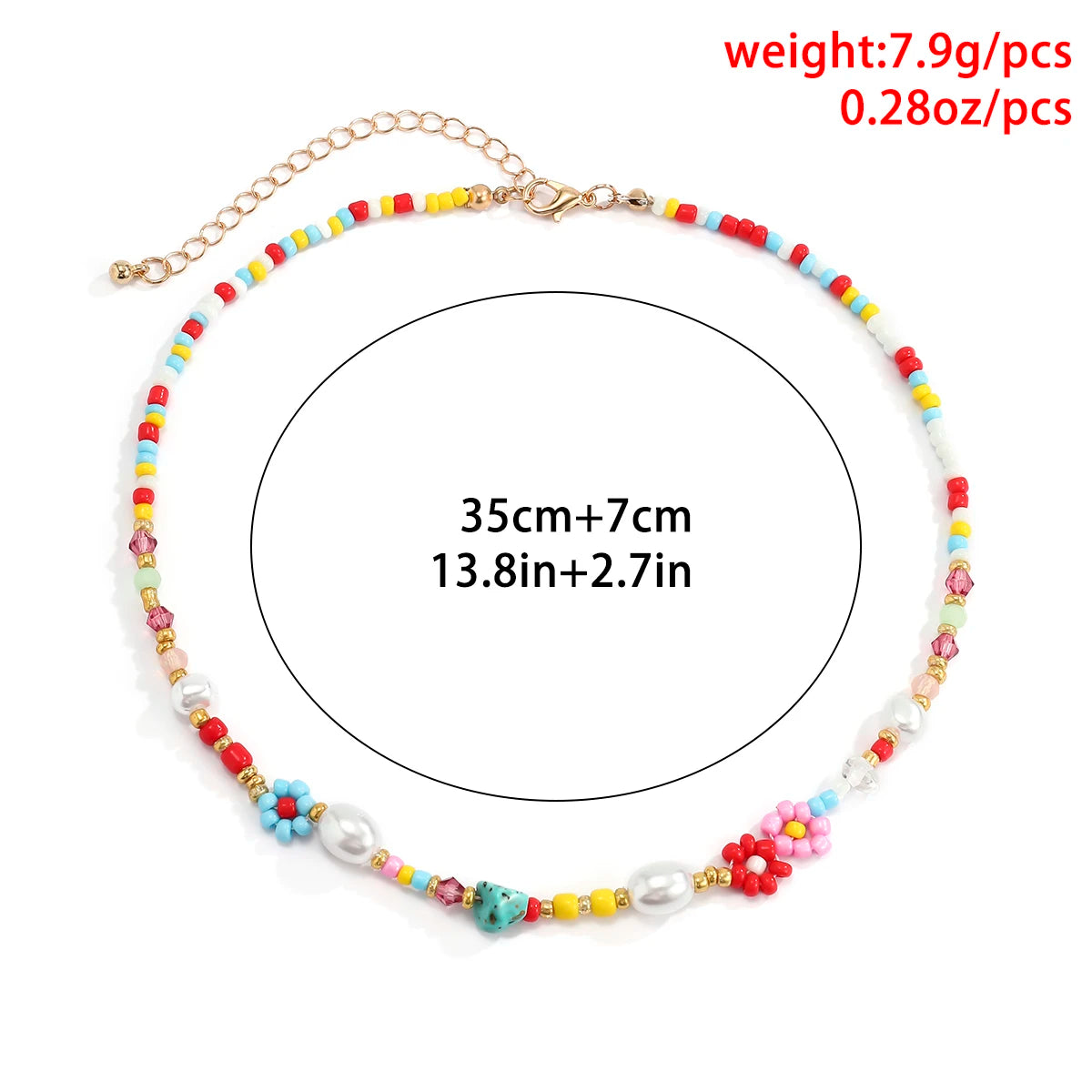 Baroque Pearl Flower Choker