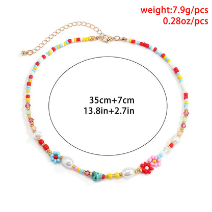 Baroque Pearl Flower Choker