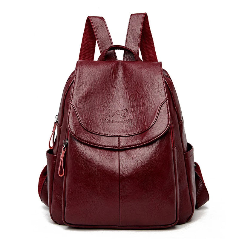 Zanoria Soft Leather Backpack