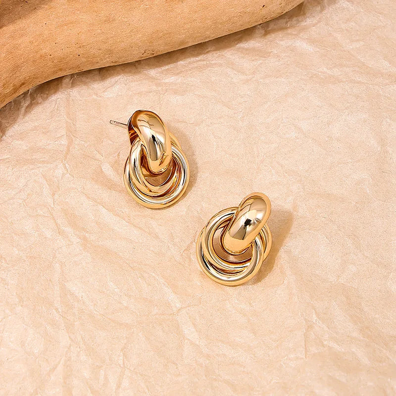 Glam Knot Hoop Earrings