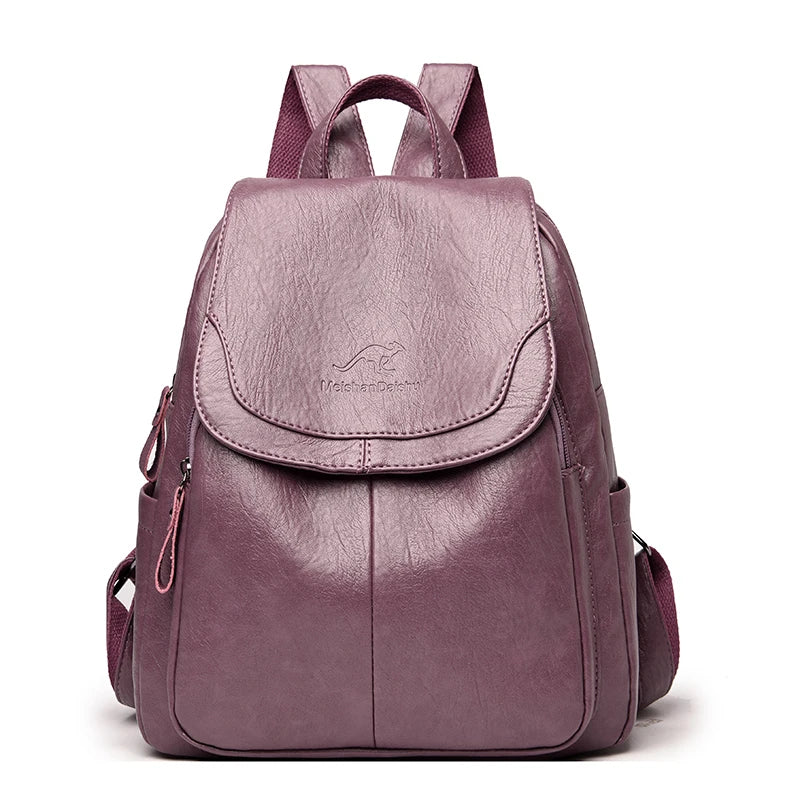 Zanoria Soft Leather Backpack