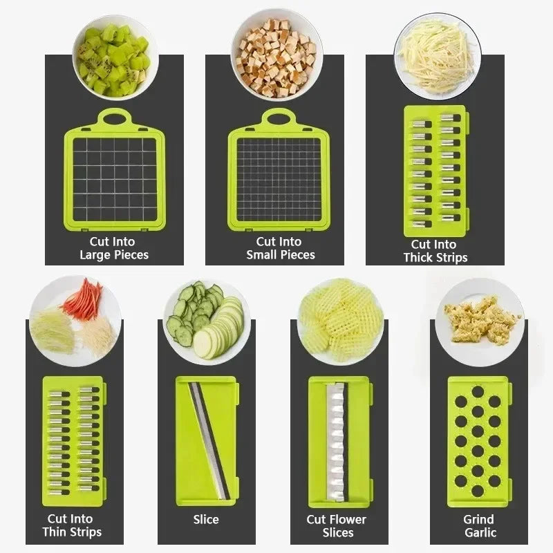 VeggieChopper™ Chop-Slice-Dice Set