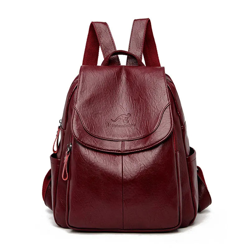Zanoria Soft Leather Backpack